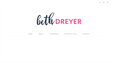 Desktop Screenshot of bethdreyer.com