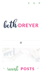 Mobile Screenshot of bethdreyer.com